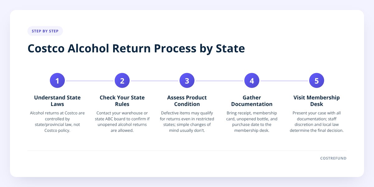 Costco Alcohol Return Process by State