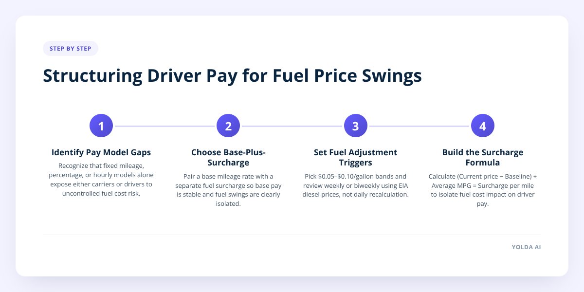 Structuring Driver Pay for Fuel Price Swings